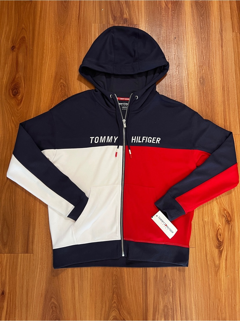 Women’s Tommy Hilfiger Sport Velour Hoodie Full Zip Jacket